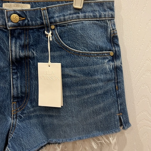 ULLA JOHNSON The Ivy Short in Danube Medium Indigo Wash Size 30 - Picture 3 of 6